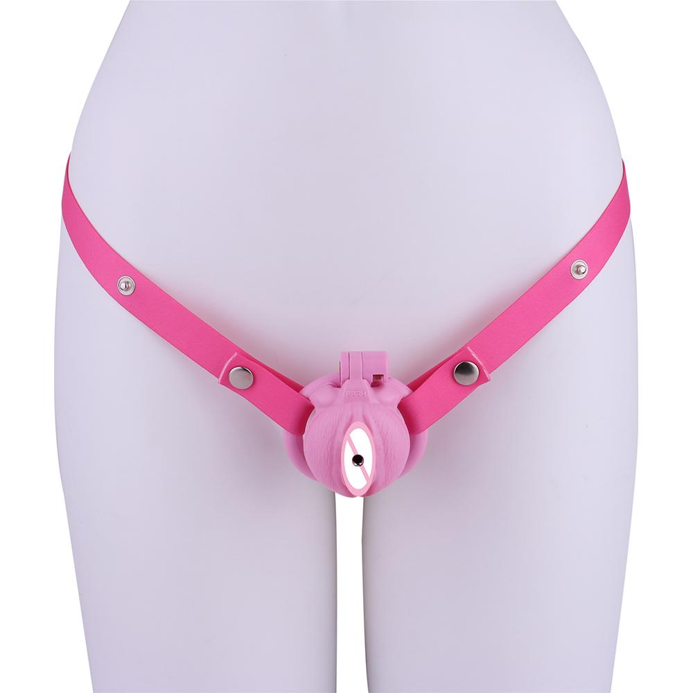 ORALSX Male Chastity Cage With 4 Size Rings For Man Sissy Chastity Device Positive/Negative Cock Cage Sex Toys Adult Games