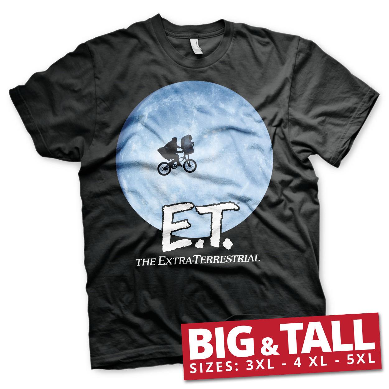 Licence Officielle E. T. Vélo En The Moon Gros  Grand 3XL4XL5XL Homme Tshirt S