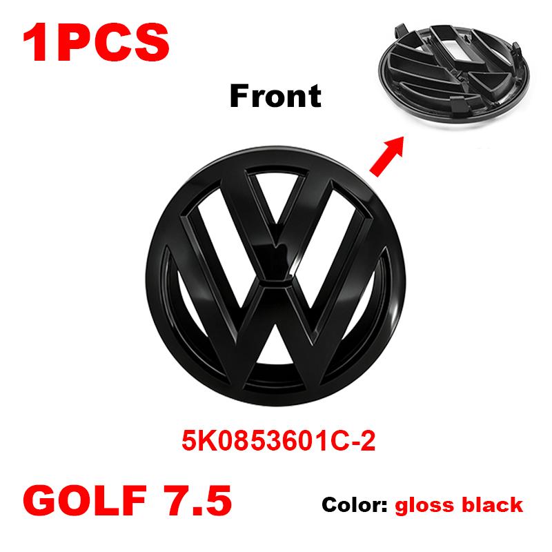 rsq1 For Volkswagen Golf 7.5 MK7.5 Car Styling Front Head Hood Bonnet Emblem Rear Tail Bumper Trunk Badge 5KO853601C VW Accessories