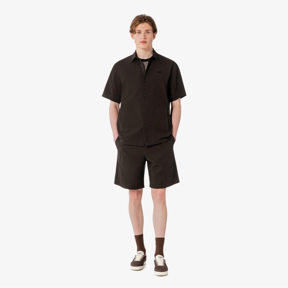 [Lacoste] Men's Outerwear Style Short-Sleeve Shirt CH249E-56G3LA