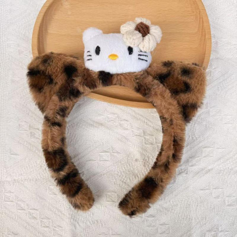 Cartoon Plush Headband: Cute Hair Accessory for Women & Kids, Perfect for Face Washing