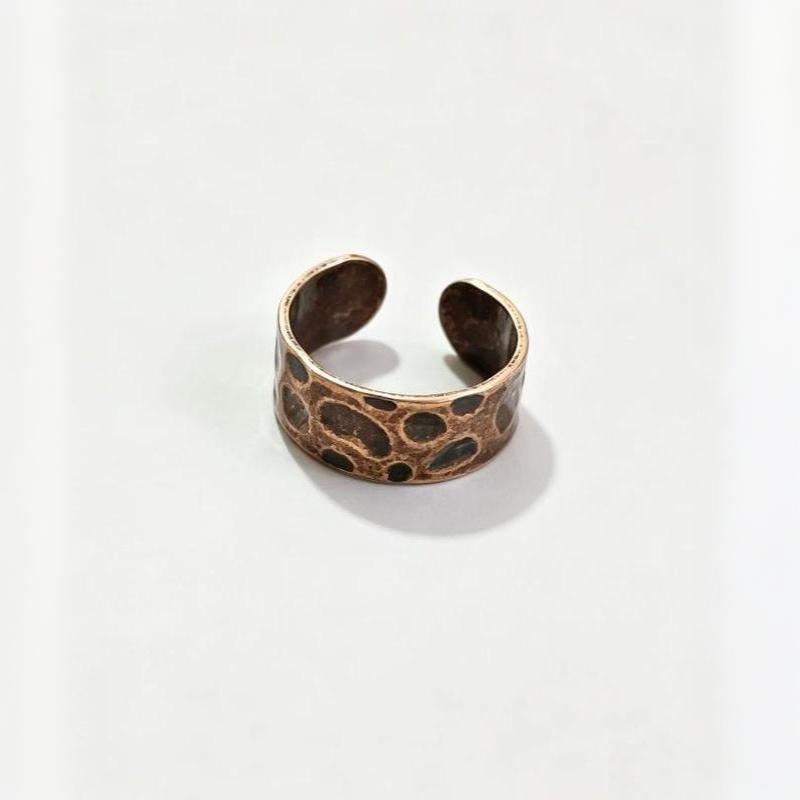 Pure Copper Cuff Bracelet Hypoallergenic Fashion Design Smooth Vintage Finish for Trendsetters Daily Street Wear