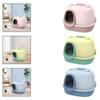 Anti Splashing Cat Litter Tray with Frame Large Foldable Pet Toilet for Indoor Cat Enclosures and Cages
