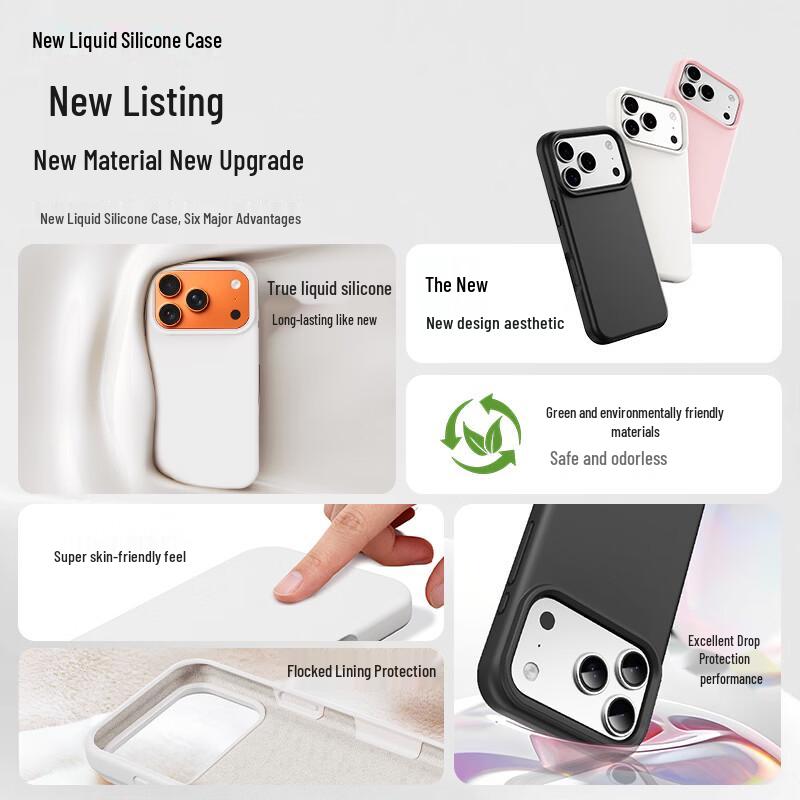 XYI Liquid Silicone MagSafe Case for iPhone 17 Pro Max