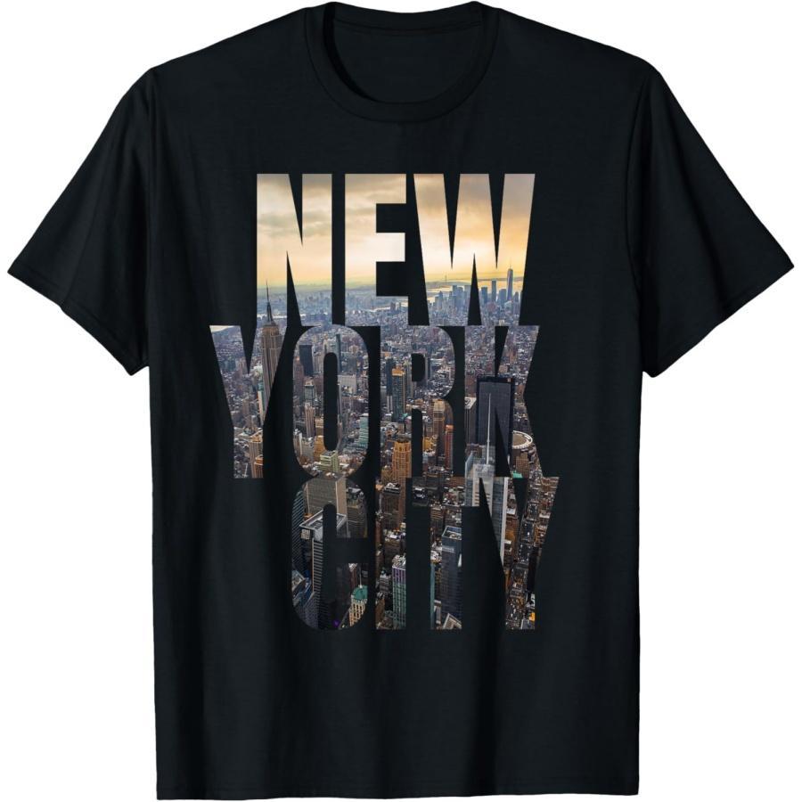 New York City Skyline Skyscraper T-Shirt XXXXXL чёрный