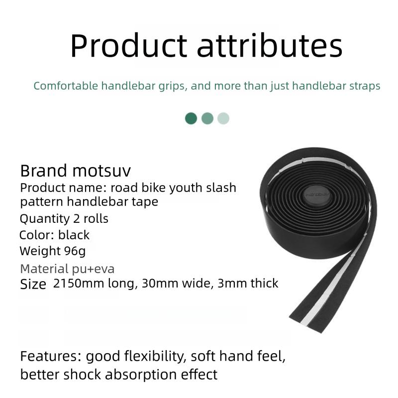 Road Bike Handlebar Tape, Anti-Slip Breathable Wear-Resistant, 3D Texture Comfortable Wrap Strap, Cycling Bike Accessories
