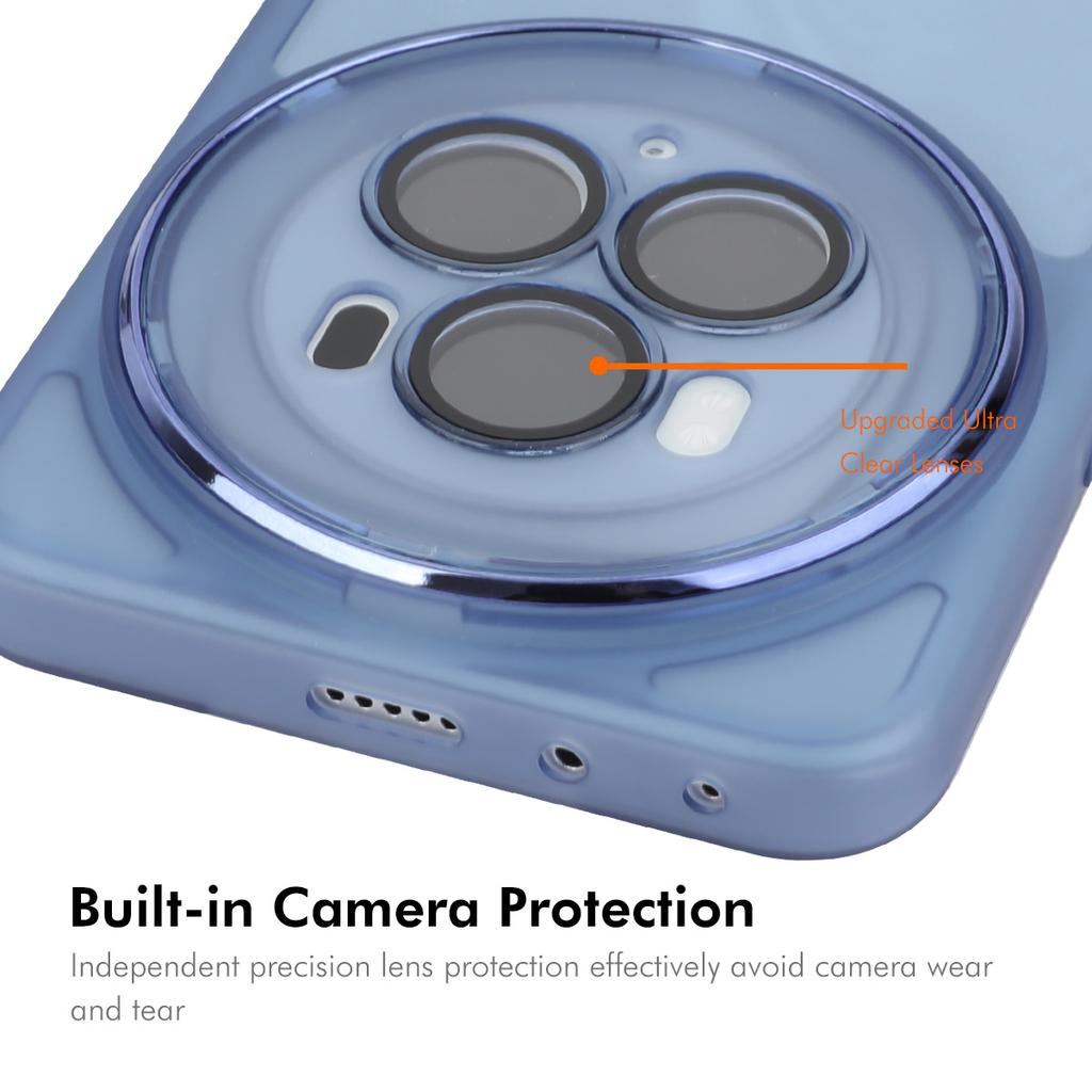 ENKAY HAT PRINCE For Honor Magic6 Pro 5G Case Matte TPU Phone Cover with Lens Film