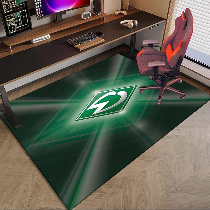 Werder Bremen football Area Rug Office rug, Chair Rug, Decor Carpet Livingroom bedroom Mat, Large Size Fan gifts Christmas gifts