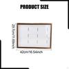 Medals Display Case Photo Frame with Clear Window Decoration Storage Box Picture for