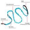 Traction P-Chain Dog Leash for Medium & Large Dogs - No-Strangle Handle, Corgi Pet Tactical Chain Leash