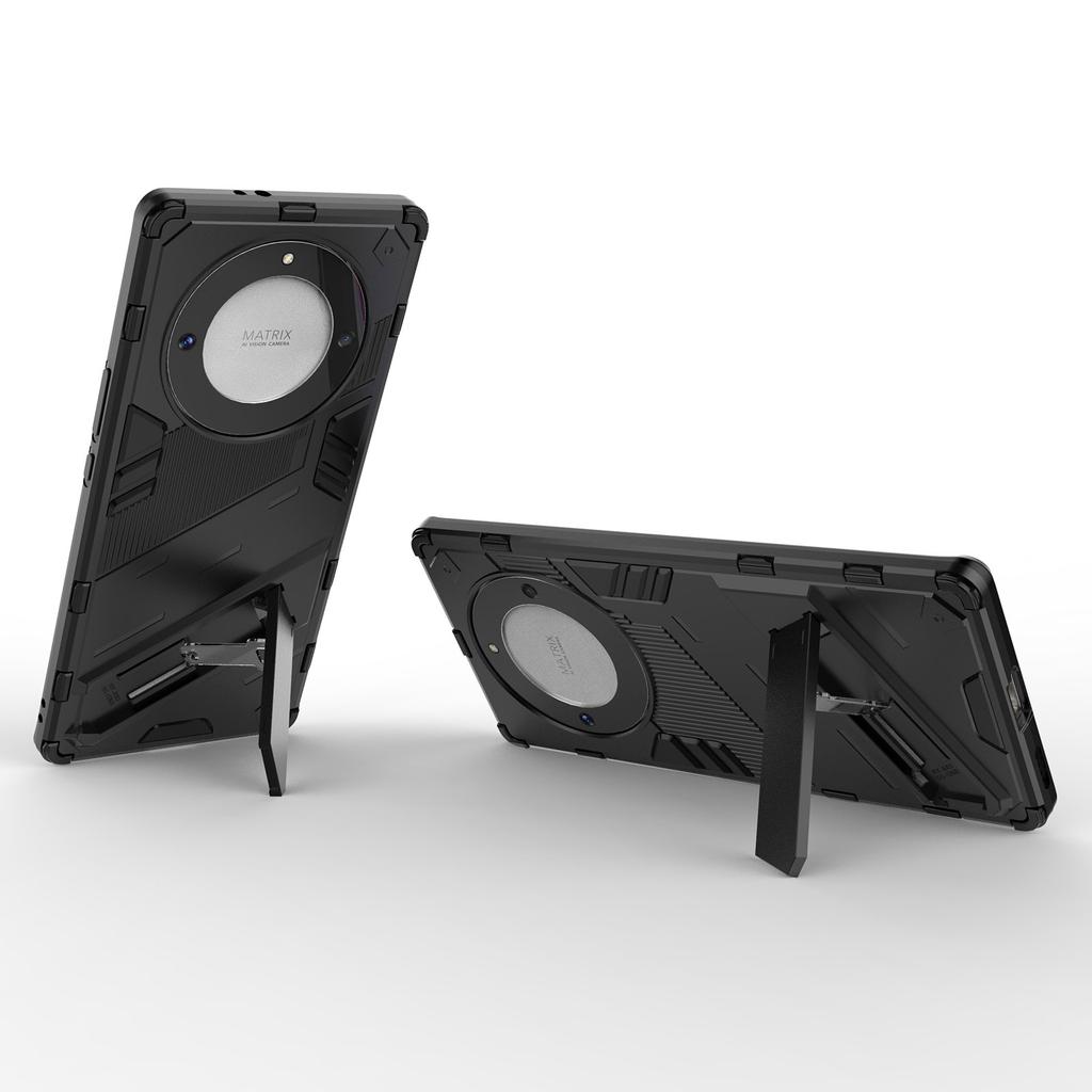 Cell Phone Case for Honor Magic5 Lite 5G/X9a 5G/X40 5G,Kickstand TPU+PC Protective Cell Phone Cover