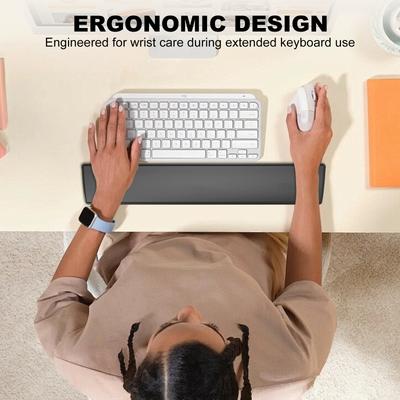 Ergonomic Wrist Rest Memory Foam Keyboard Pad Keyboard Wrist Pad for Computer Laptop Home & Office