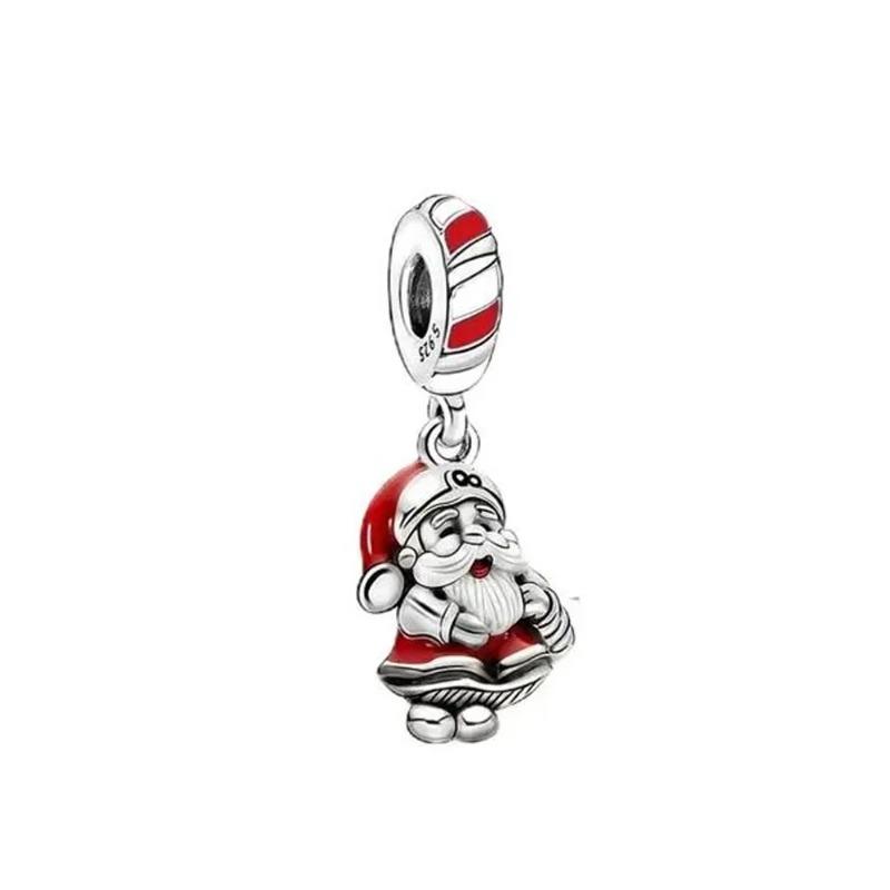 New 925 Silver Heart Bow Dog Palm Turtle Elephant Bead Pendant Charm for DIY Bracelet Jewelry