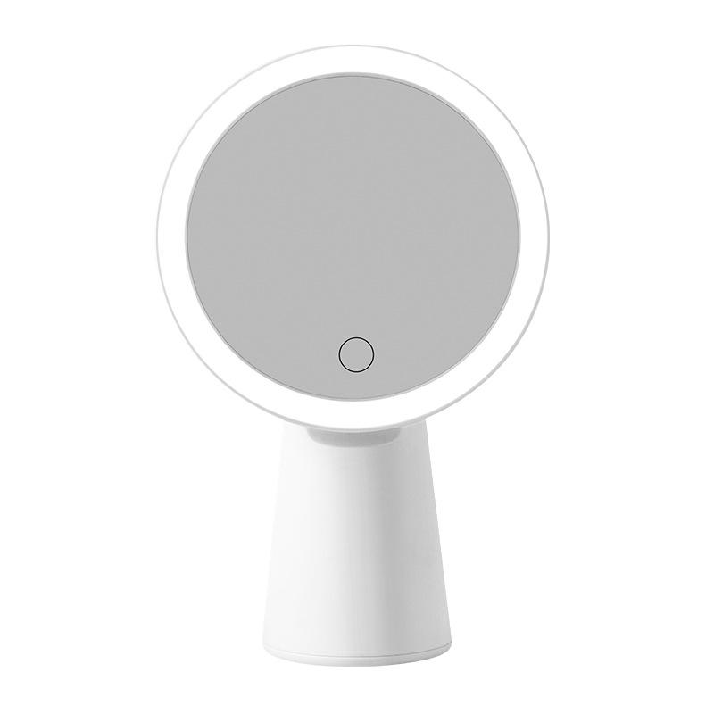 Rechargeable LED Makeup Mirror with Fill Light - Suitable for Vanity Tabletop Makeup Mirror белый