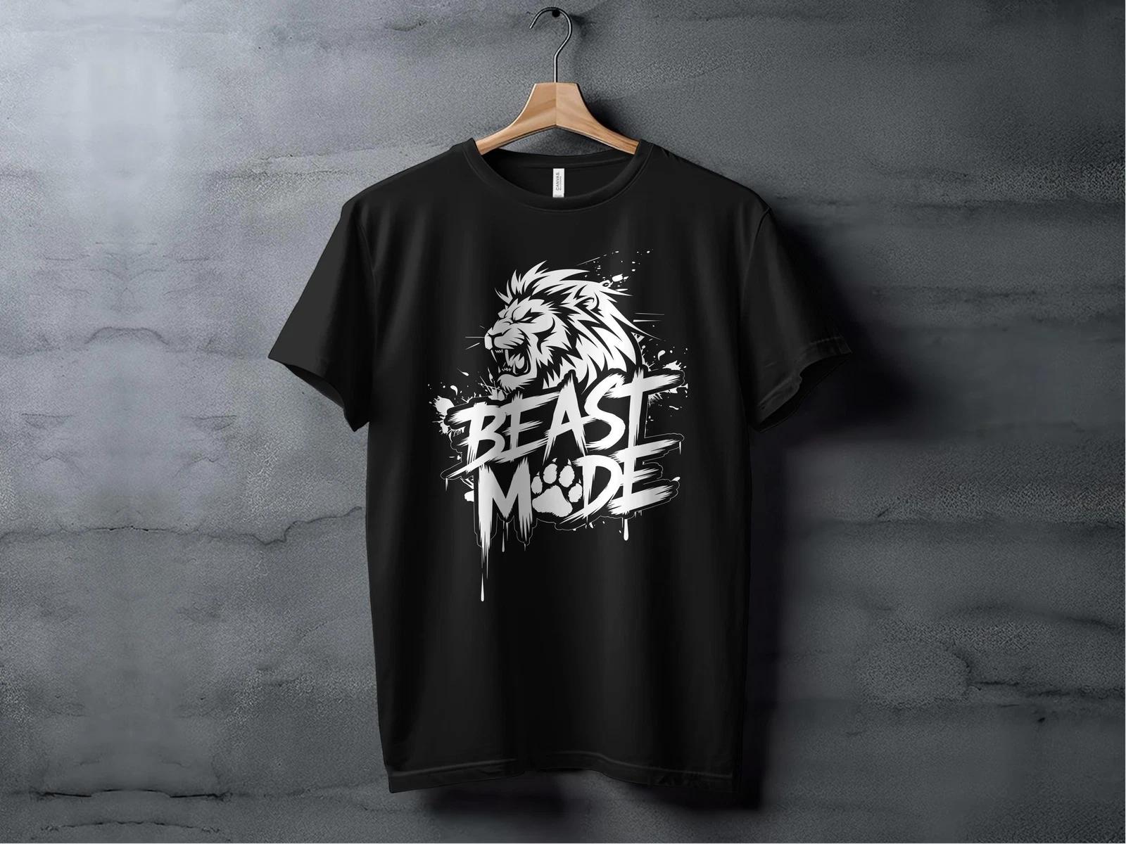 Beast Mode Lion T-shirt XXXL