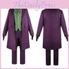 Batman Dark The Knight Joker Heath Ledger Cosplay Costumes For Outfits Halloween