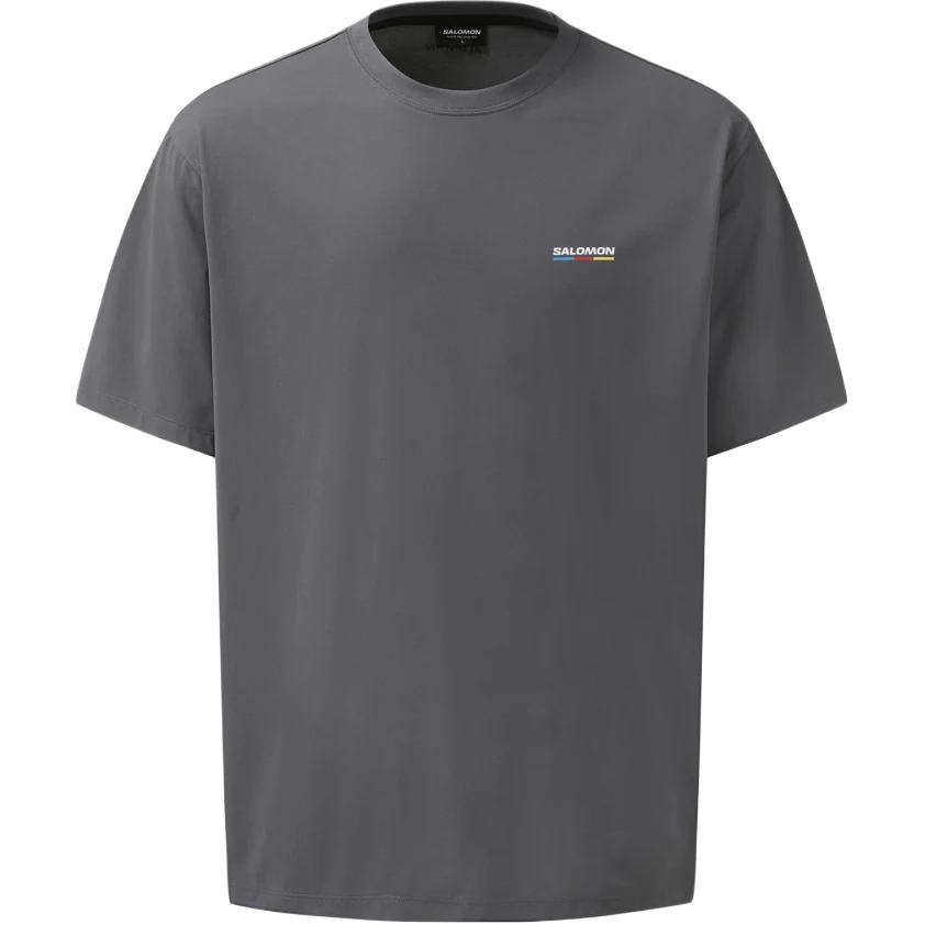 

Salomon Unisex Letter Round Neck Loose T-Shirt Unisex tops LD0044000 L