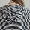Maxza Hooded T shirT Loose fiT sTripe zf08qT002na