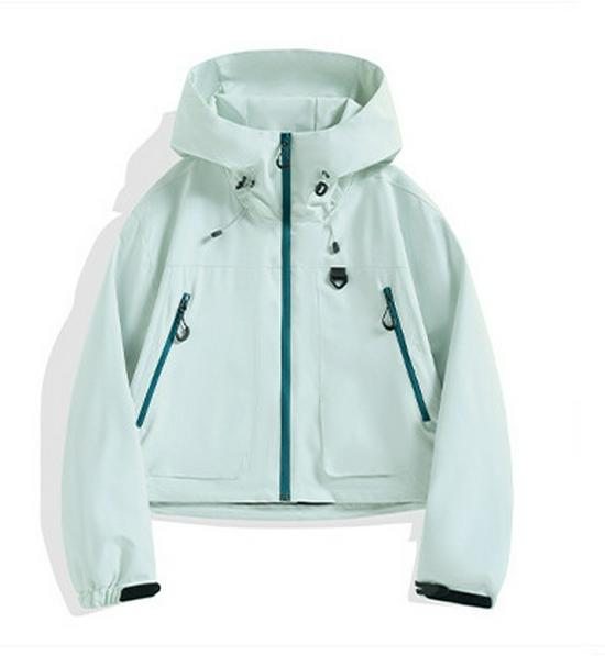 Spring 2025 Couple s Casual Hooded Windbreaker: Women s Detachable Hood, Outdoor Windproof  Waterproof Jacket. Extra Large