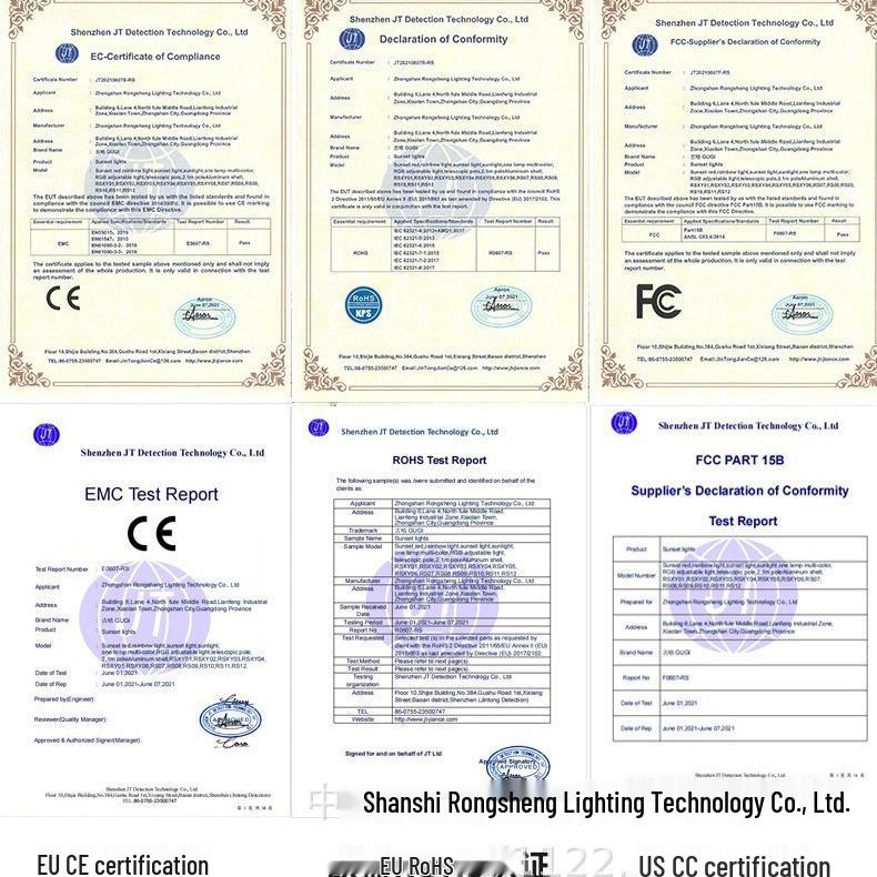 Sunset Lamp RGB Projector with 16 Colors & Remote Control – USB Rainbow Telescopic Table Light