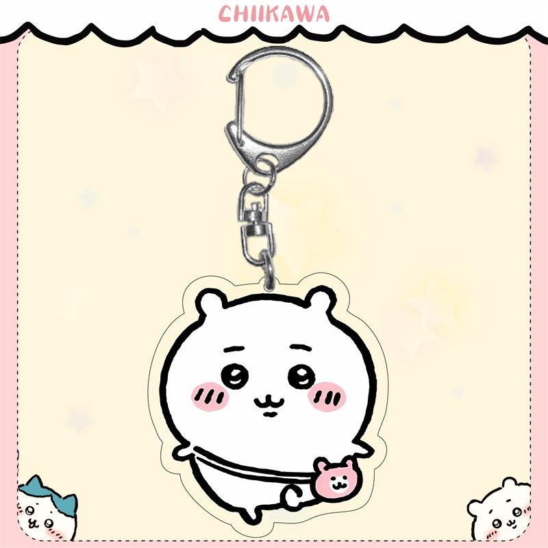Kiiroitori Usagi Hachi Double-Sided Acrylic Pendant Keychain