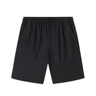 Bequeme Einfache Vielseitige Einfarbige Mittelhohe Fünf-Punkt Freizeitshorts Herrenshorts Schwarz 152527311-3