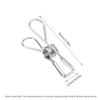 20/40/60/80Pcs Clothespins Stainless Steel 5cm Clips Clothes Pegs Household Washing Hang Laundry Metal Home Storage Tool Clothes