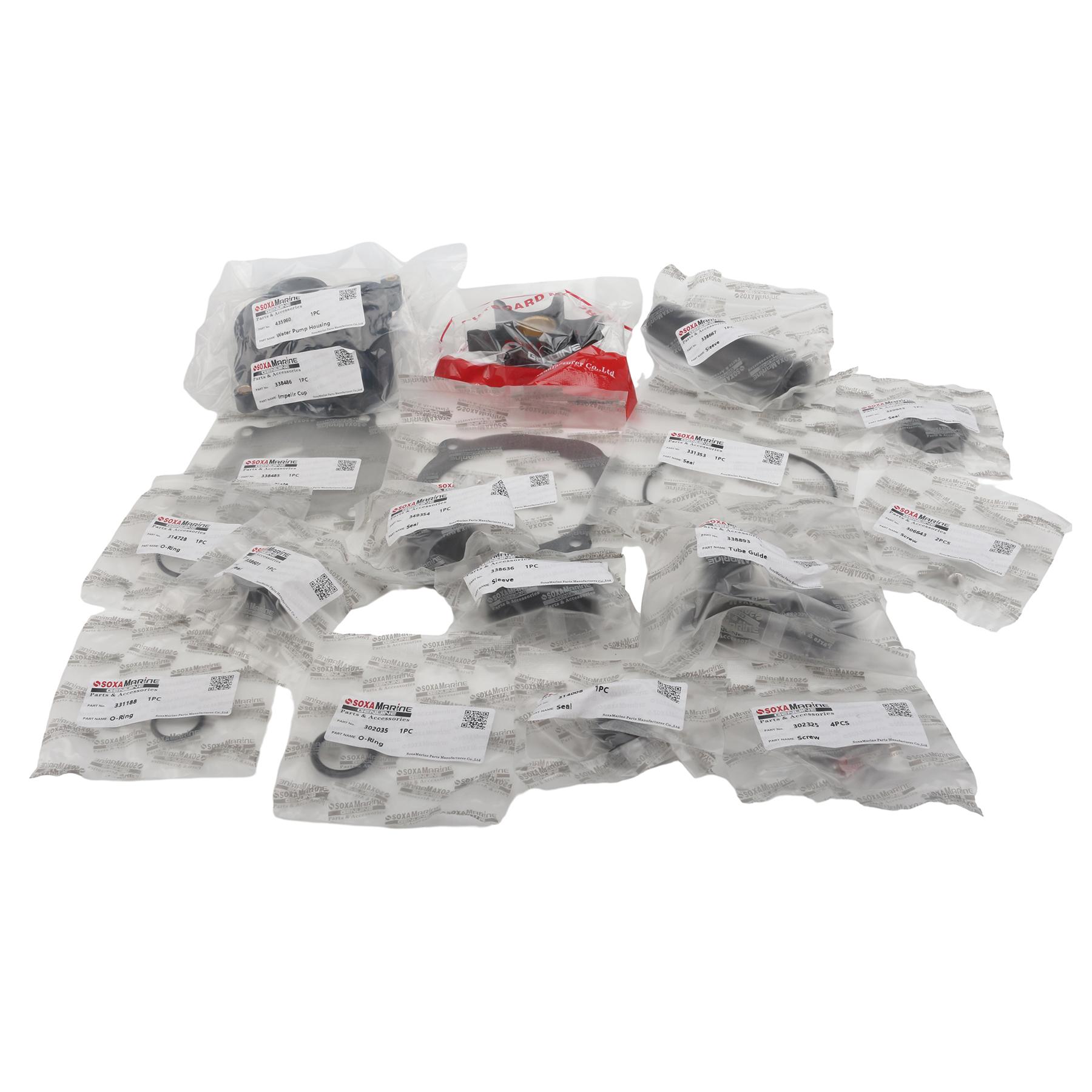 Outboard Impeller Repair Kit 5001595 Comaptible with Johnson Evinrude 75 To 250 HP V4 V6 V8 Motors 435929 395062 5001593 90 To 200 HP