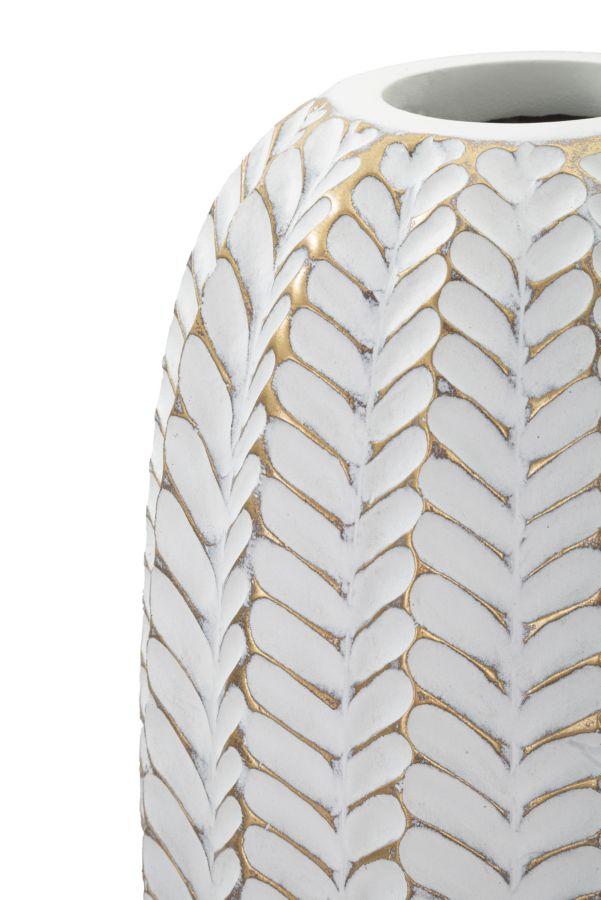 Resin Vase Leaf Cm Ø 20X67