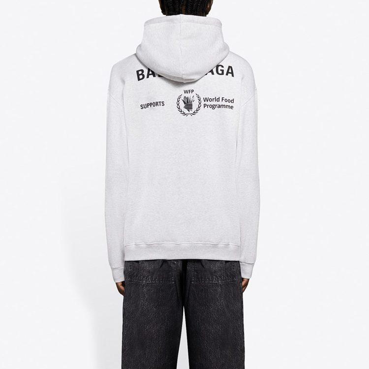 Balenciaga Sweatshirt Regular Fit Men's Light Gray 600583TJVK41167