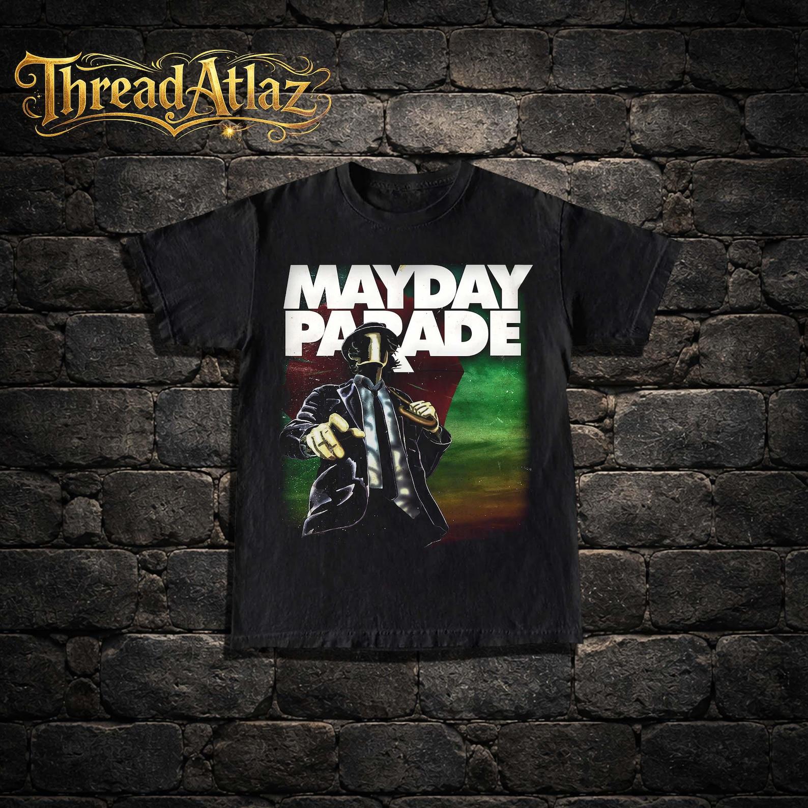 Mayday Parade T-Shirt - Rock Music Shirt - A Lesson In Romantics - Jamie All Over - Mayday Parade Merch - Unisex Rocker Clothing 3XL