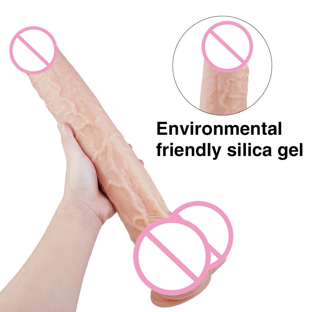 Extra dlouhý velký penis imitace zvířecího penisu Mužská a ženská masturbace a zábavné produkty – vestibulární a anální zátky