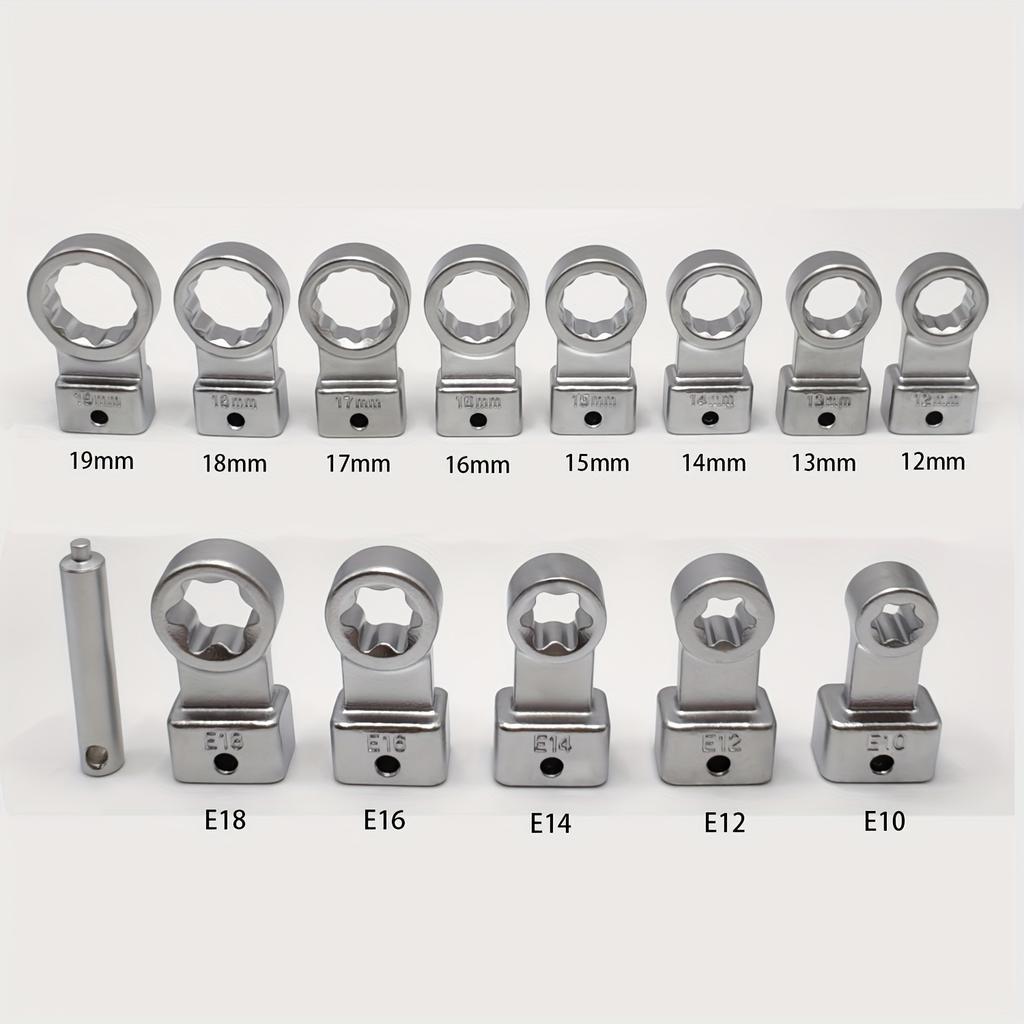 15Pcs Universal Auxiliary Idler Belt Tensioner Pulley Removal Tool Kit, Engine Timing Belt Tensioning Nut Bolt Screw Remover