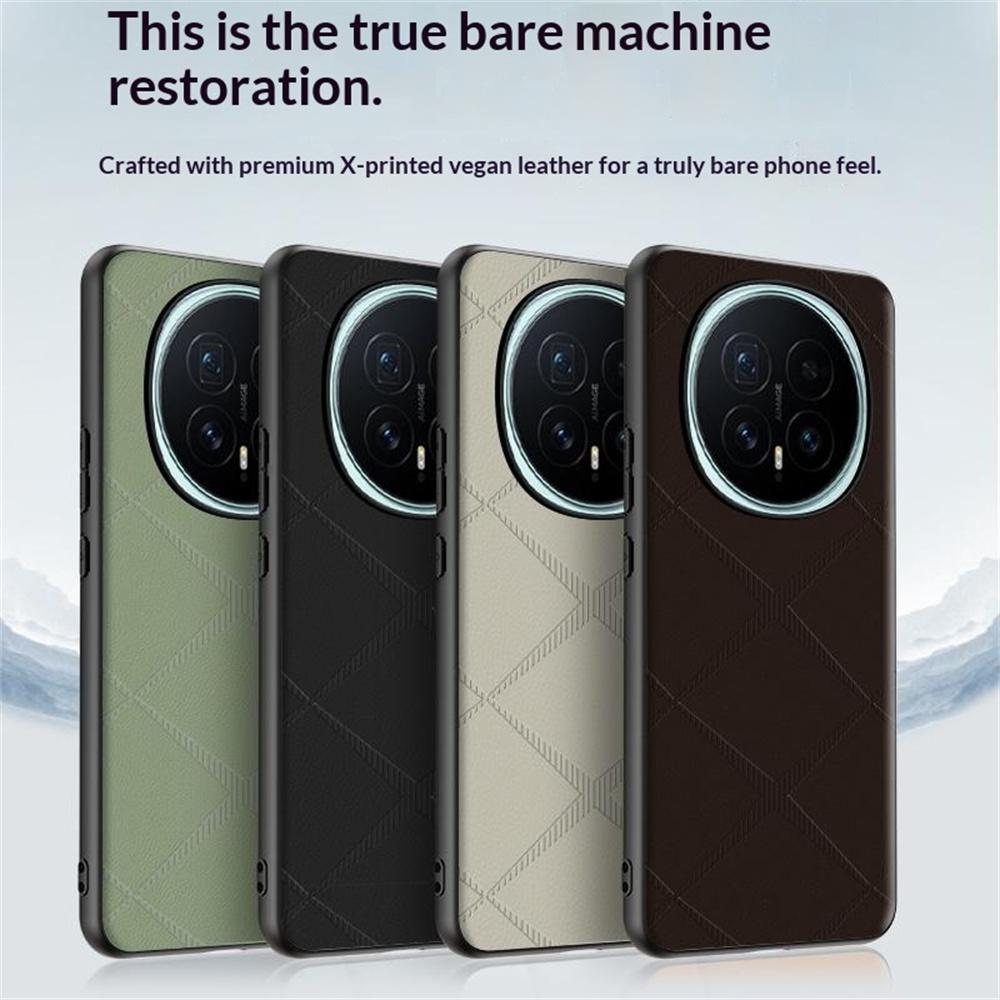 For Honor Magic8 5G Case X-Patterned TPU PU Leather PC Anti-Drop Phone Cover