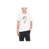 Nike Multicolor Hook Sunflower Round Neck Short Sleeve T-Shirt Men Tops White AQ5197-100