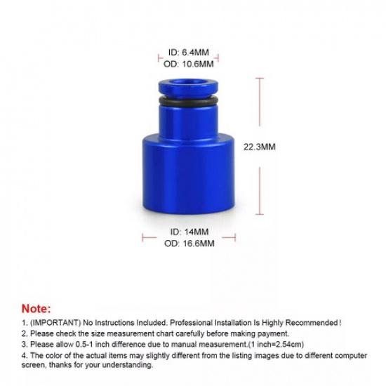 Fuel Injector Top Hat Adapters for Honda Civic and Acura RDX B16 B18 D16 Engines