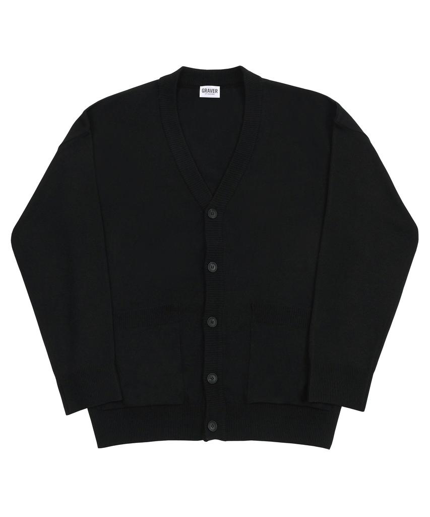 Graver [Unisex] Basic Knit Cardigan_6 Colors