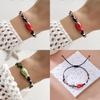 Ceramic Doublesided Fish Beaded Bracelet With Lucky Eyes For Women Gift