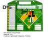 Magnetic Baseball Lineup Board for Dugout Double-Sided Baseball Coaching Broad with 30 Lineup Cards Baseball Tactical Clipboard