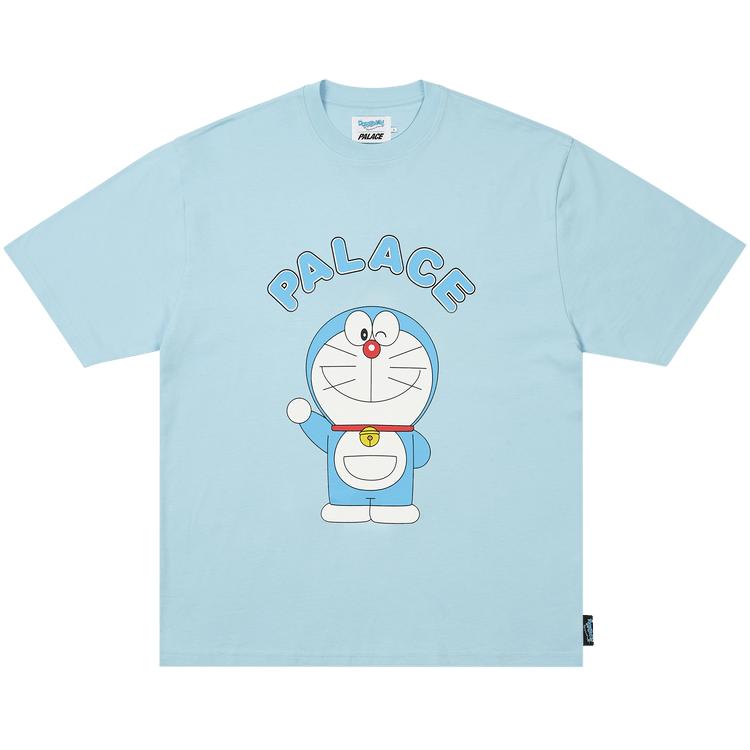 Palace x Doraemon T-Shirt Skyline Blue Unisex Tops P29TS067