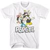 Popeye Sailor Crew Mens T Shirt Fashion Trend Y2K  Men Clothing T Shirts