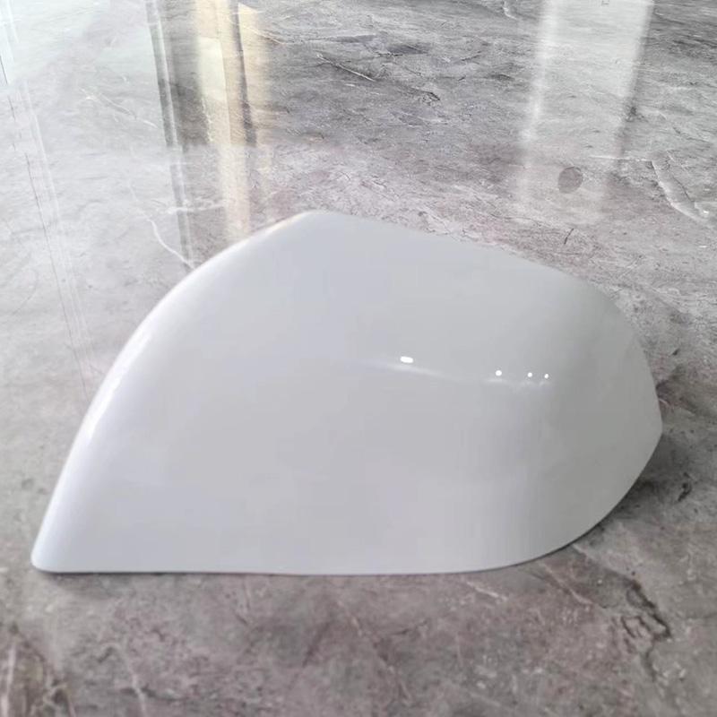 White Side Mirror Cover For Tesla Model 3 2018 Auto door wing replace Cap case housing part