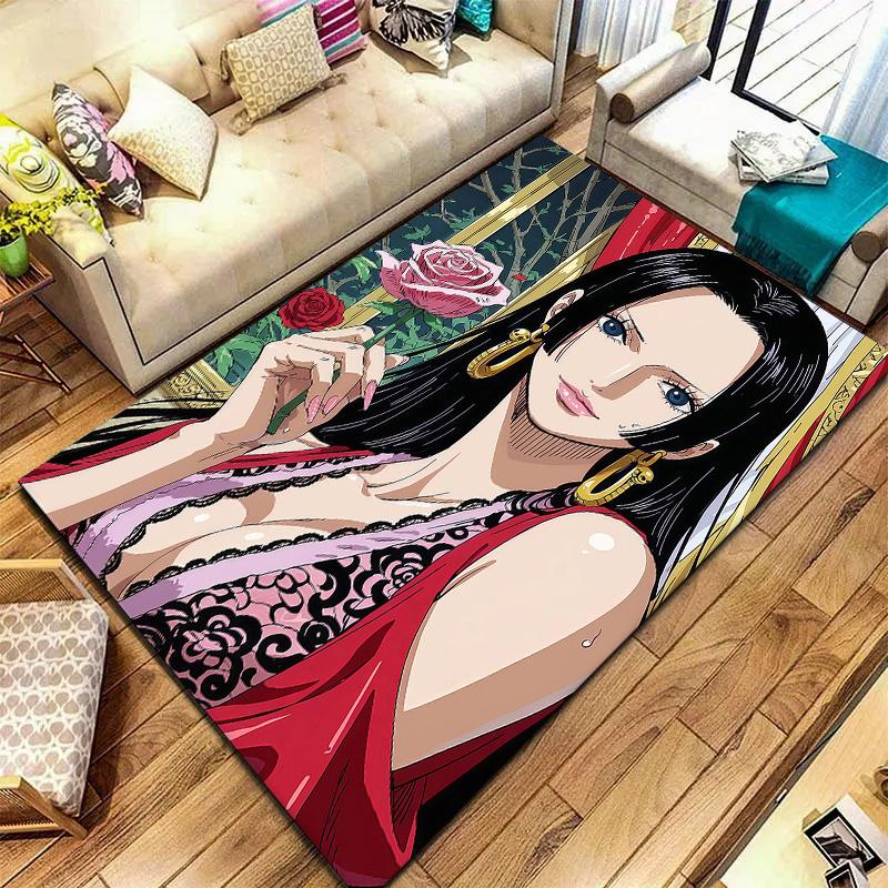 Boa Hancock Carpet Rug For Living Room Bedroom Home Sofa Decoration,kids Play Nonslip Floor Mat