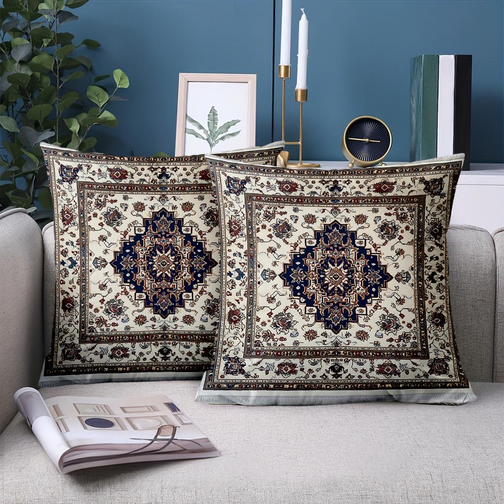 1 Pieces Oriental Patterned Decorative Throw Pillow Set Polyester pillowcase, sofa decorative cushion cov Headboard Pillow