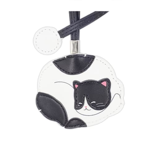 Catmint Sleeping Cat Hang Watch E00524S-6 WH/BK Women's Pocket Watch