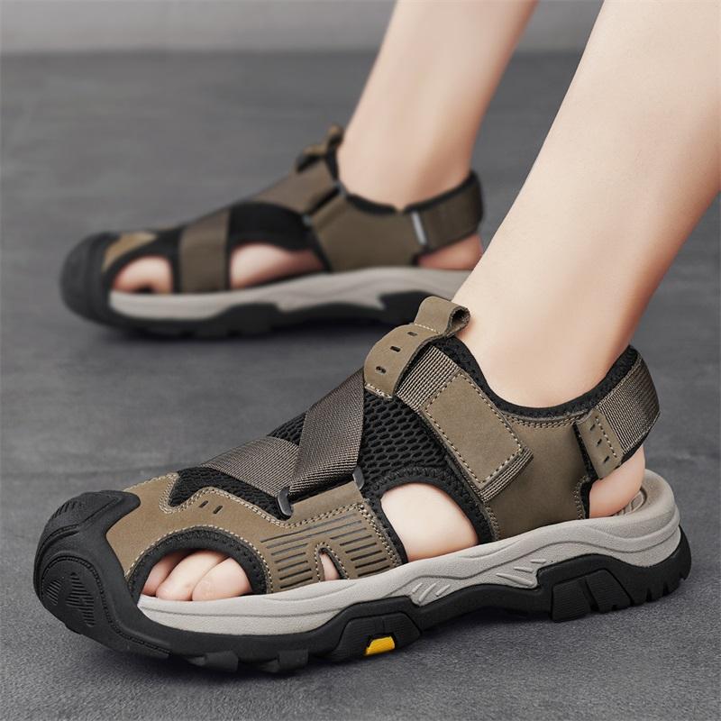 Fashion Fashion Light Casual Sneakers Mens Beach Sandals 2025 Summer Gladiator Mens Sandals Outdoor Roman Sandals Breathable Men Shoes