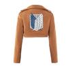 Attack On Titan Survey Corps Captain Mikasa Cosplay Costume - Wings of Freedom Jacket Coat