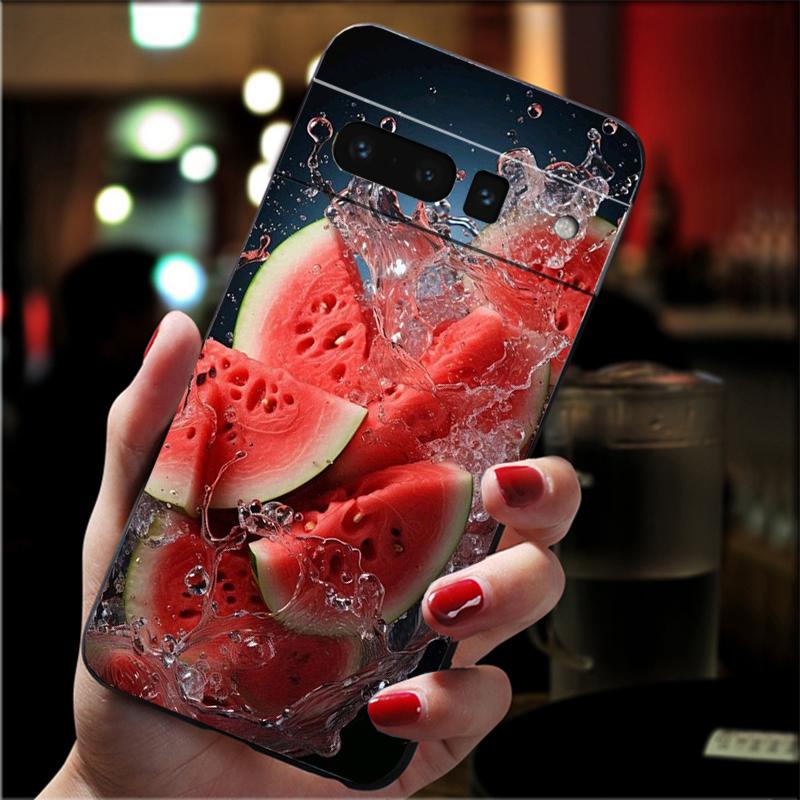 Obst Wassermelone Berry Orange Telefon Fall Für Google Pixel 8 7 Pro 7A 7 6A 6 Pro Pixel 8A 4A 3A 4 XL Pixel 5 6 4 3 3A XL