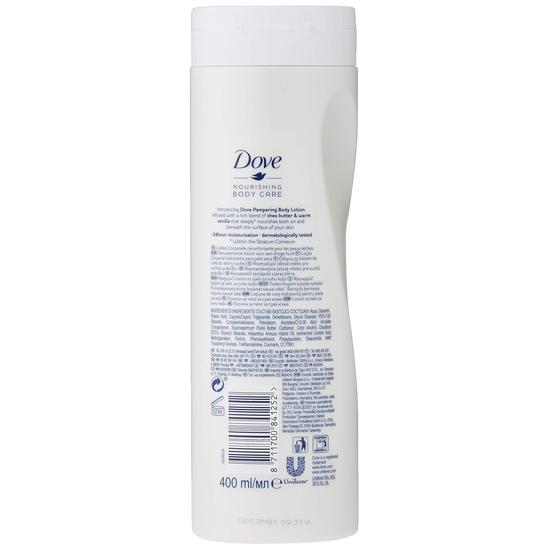 DOVE Essential Nourishment Body Lotion, 400 Ml (Shea Butter and Warm Vanilla)