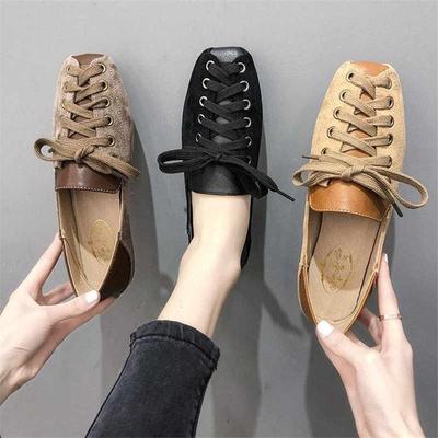 Echtes Leder Damen Ballerinas Sommer Damen Schuhe mit niedrigen Absätzen Slipper Casual Flache Schuhe Damen Loafer Weicher Krankenschuh Ballerina